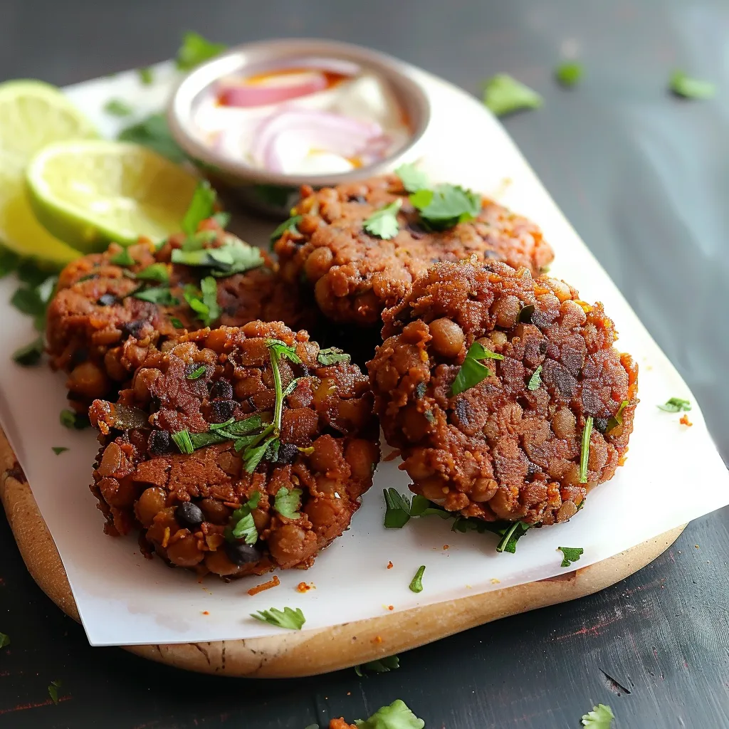 Flavorful shami kababs with a soft, spicy filling and a golden crust.