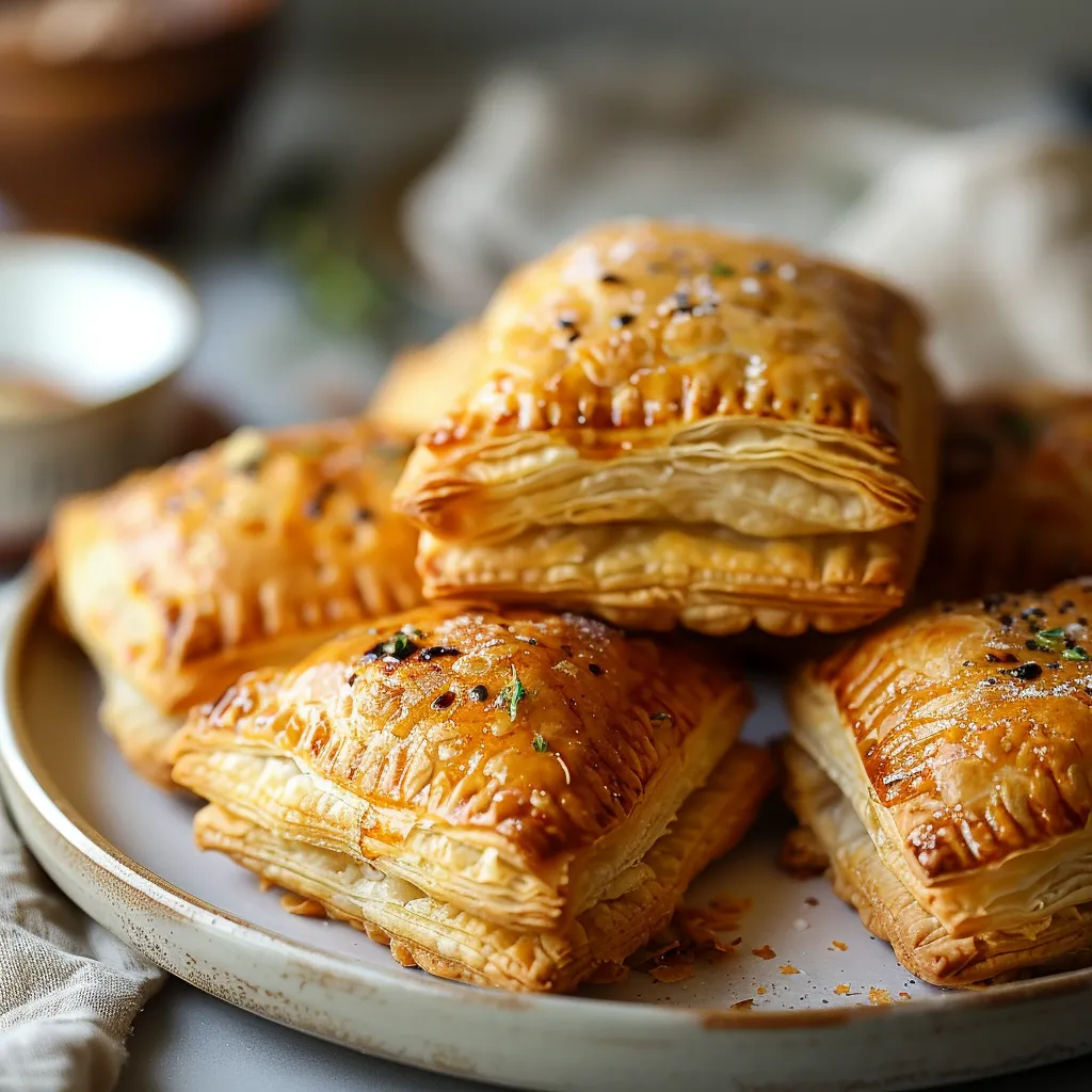 A plate full of delicious looking pastries.