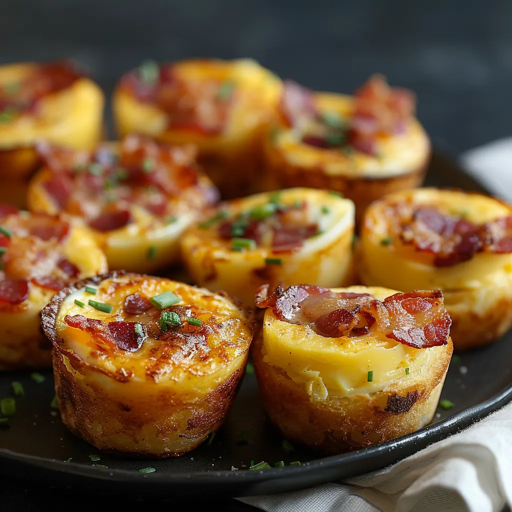 Bacon wrapped appetizers on a plate.