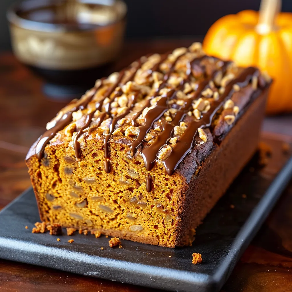 A slice of bread with chocolate and nuts on top.
