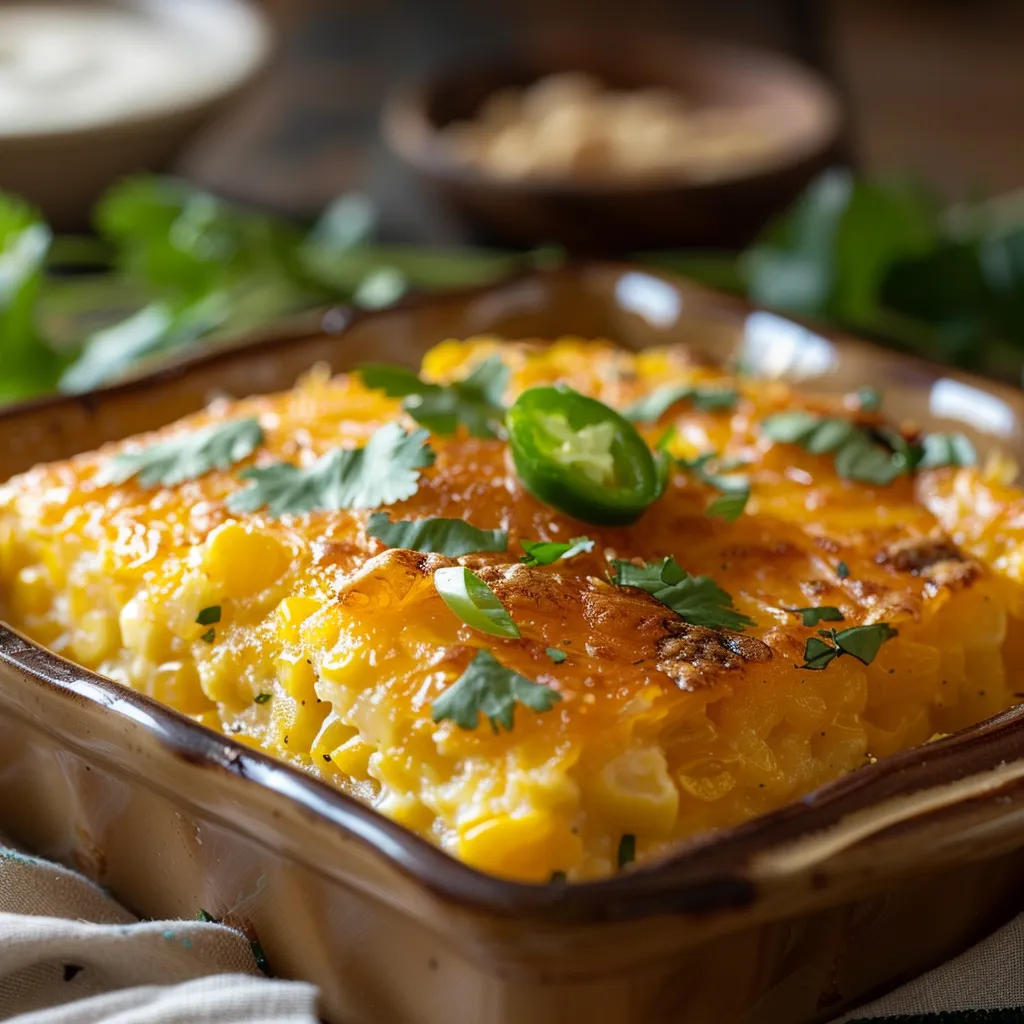 A dish of food with a pepper on top.