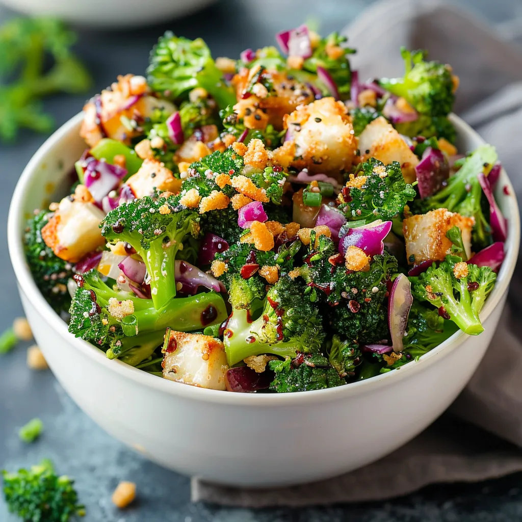 A bowl of broccoli and cheese.