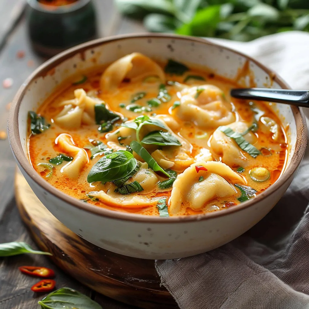 A bowl of soup with noodles and vegetables.