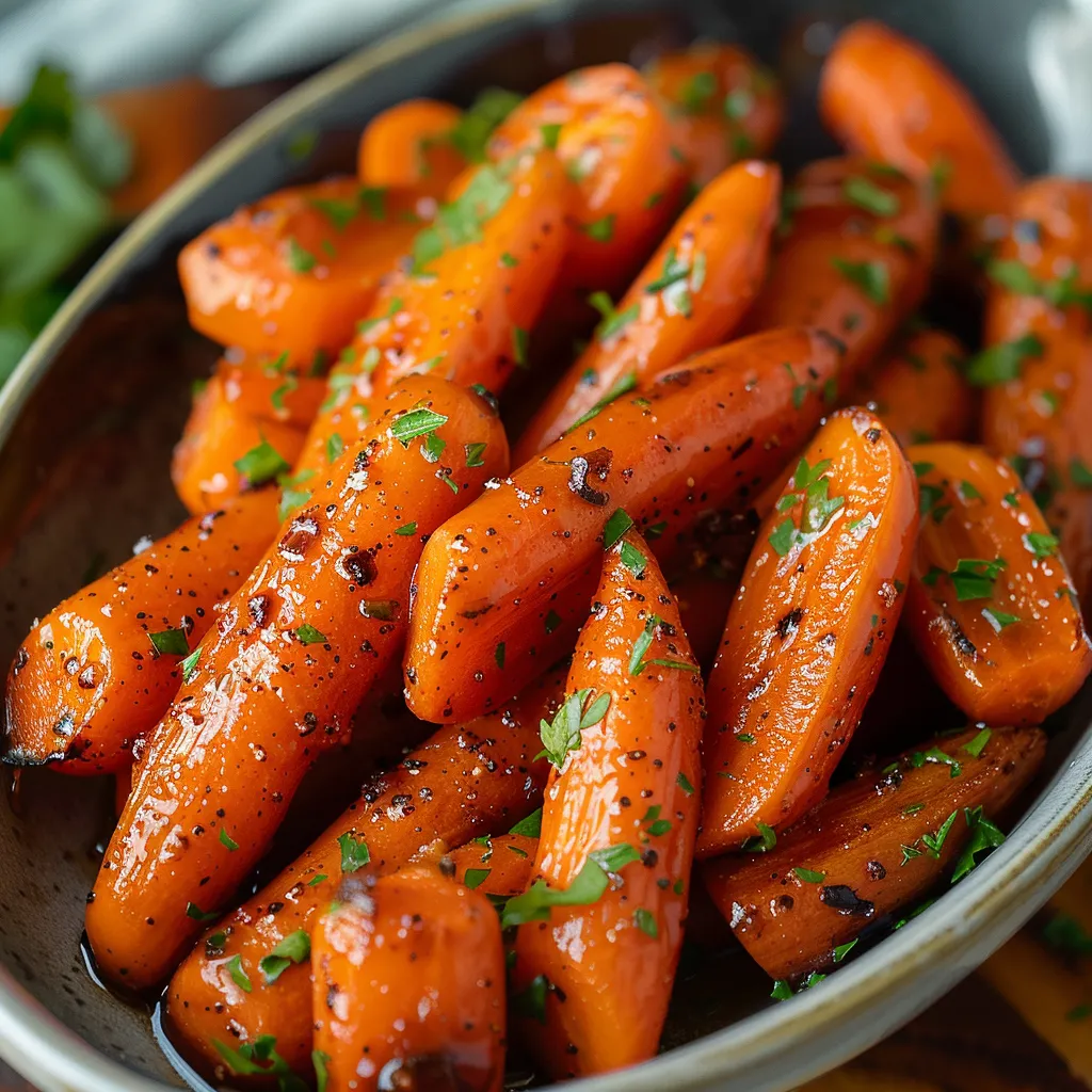 A bowl of carrots covered with black pepper and seasoning.