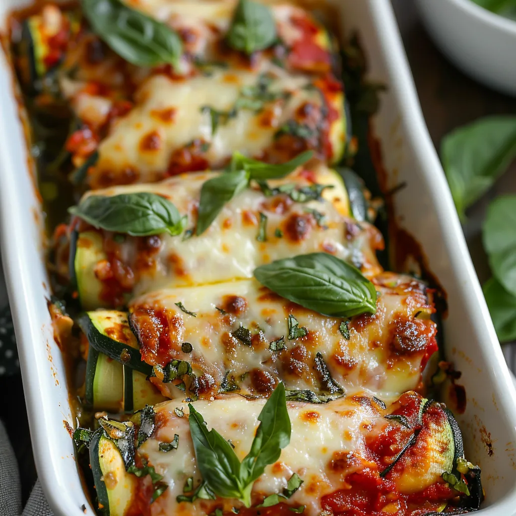 A pan of zucchini and cheese.