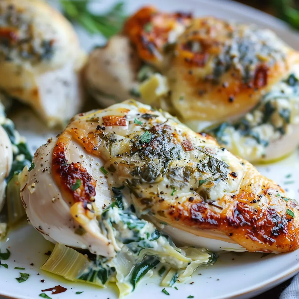 Chicken with herbs and spices.