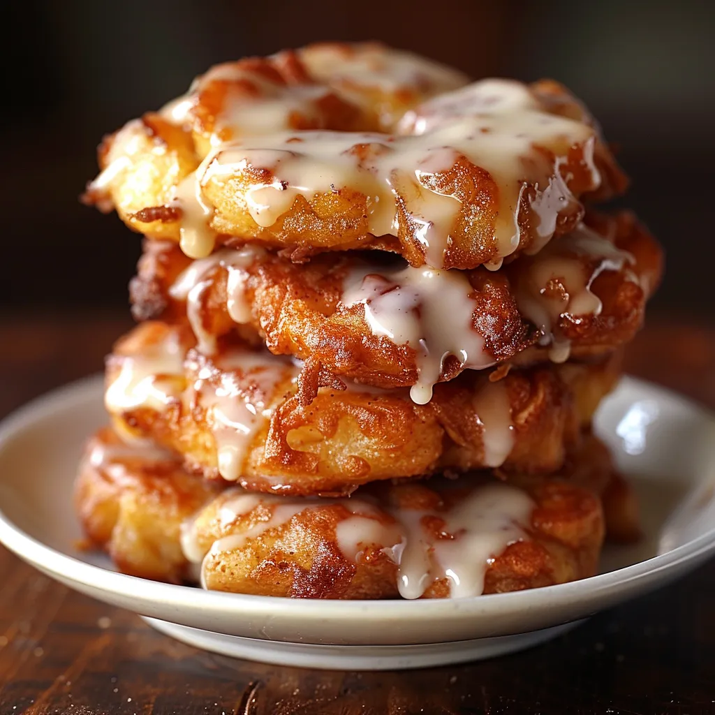 A stack of doughnuts covered in icing.