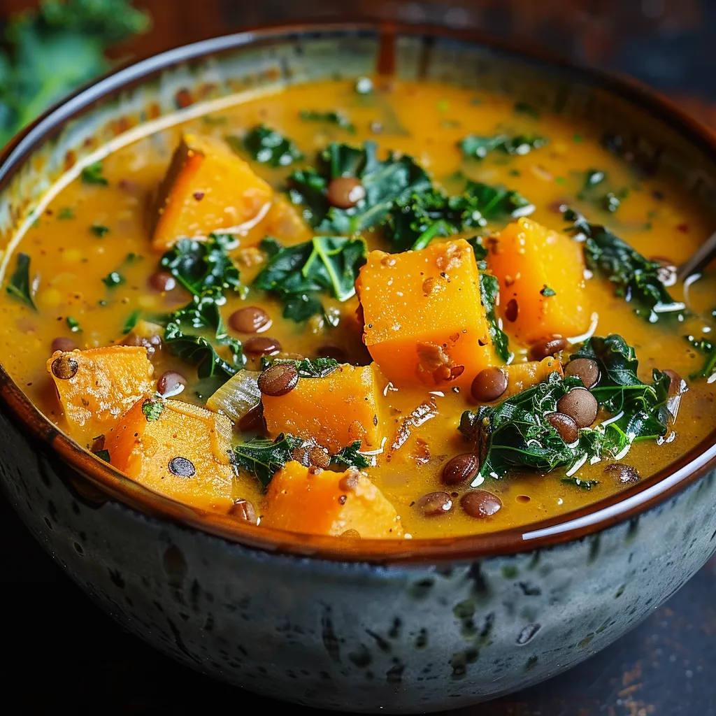 Soup bowl filled with veggies.