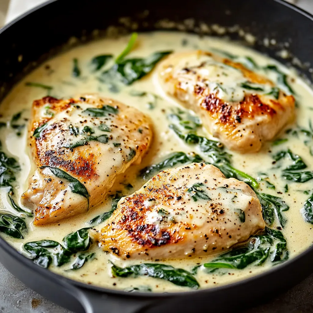 A pan of chicken with greens on top.