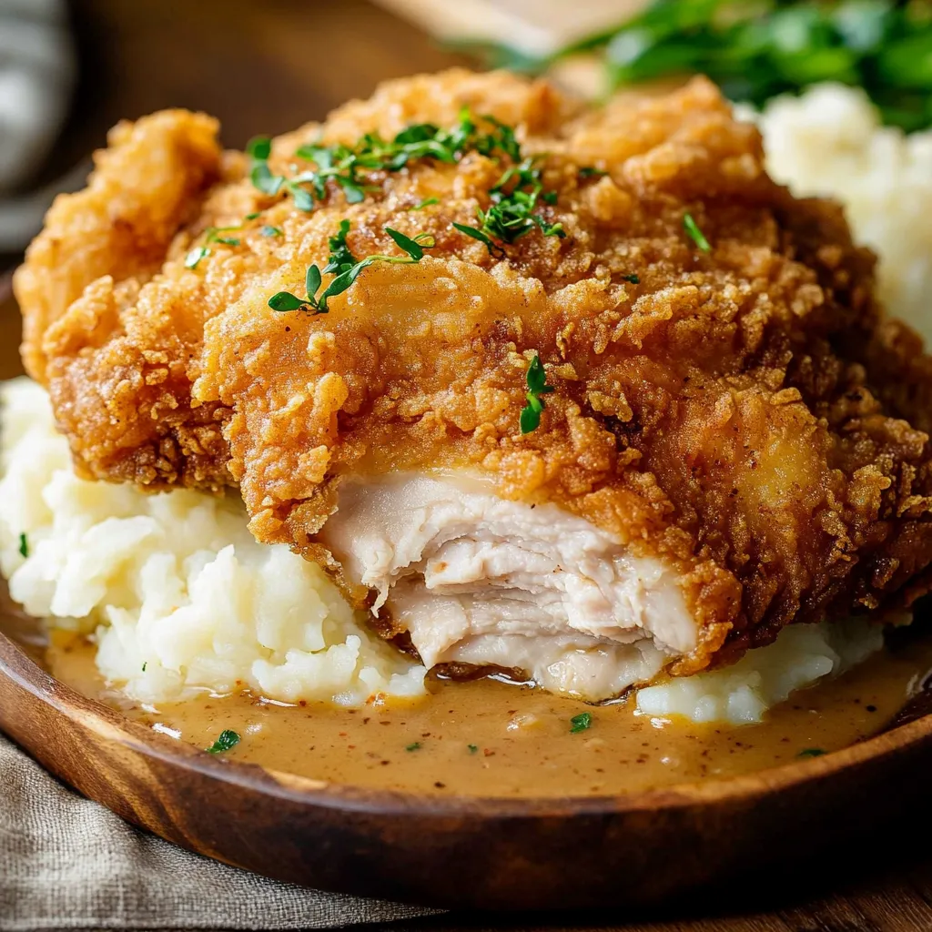 A plate of food with chicken and potatoes.