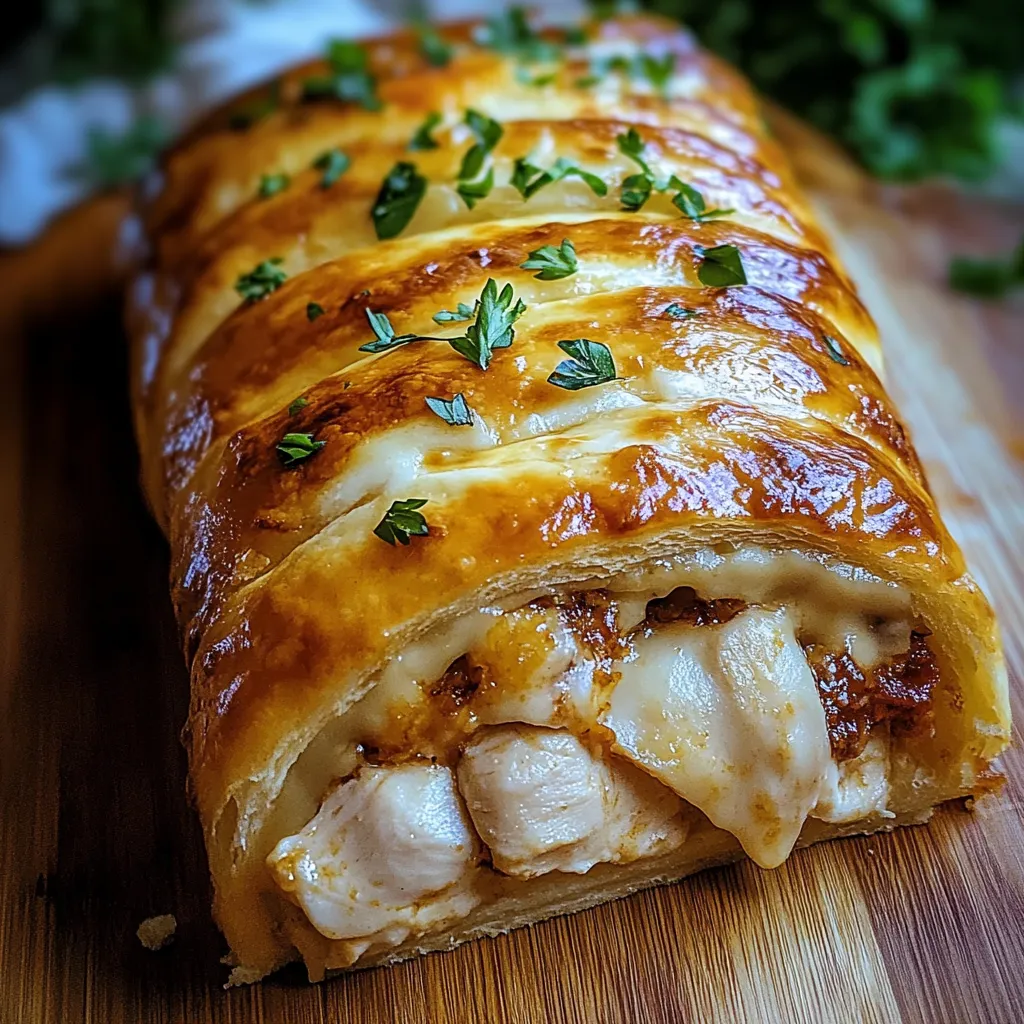 A large piece of food on a table.