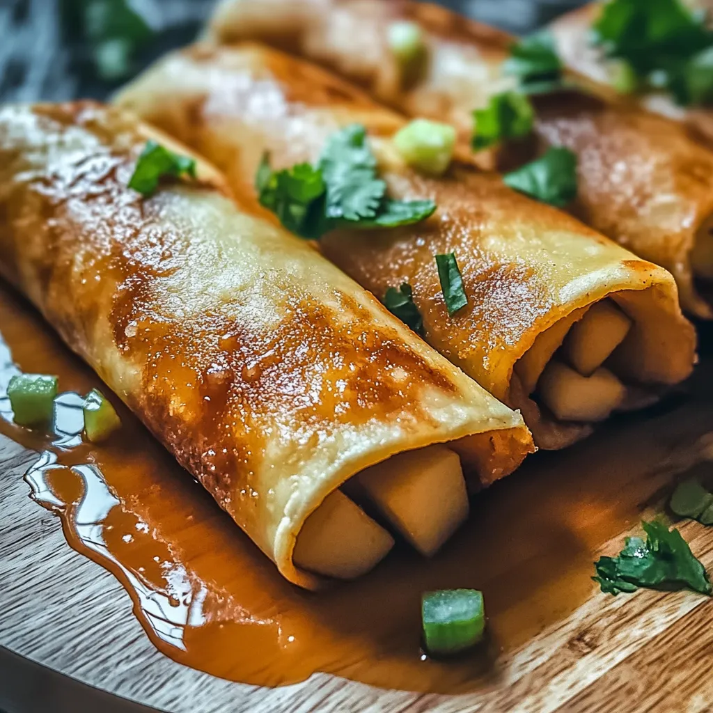 A plate of food with sauce on it.