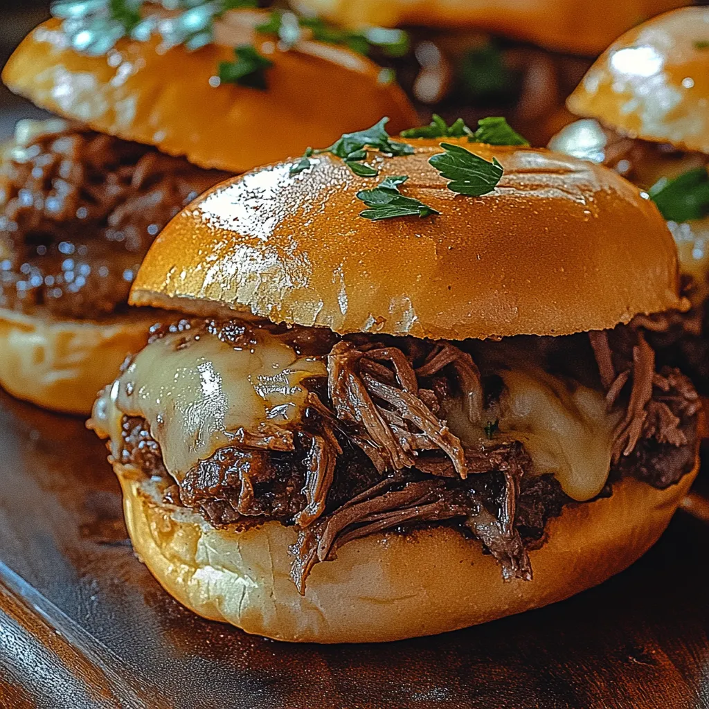 A close up of a sandwich with meat and cheese.