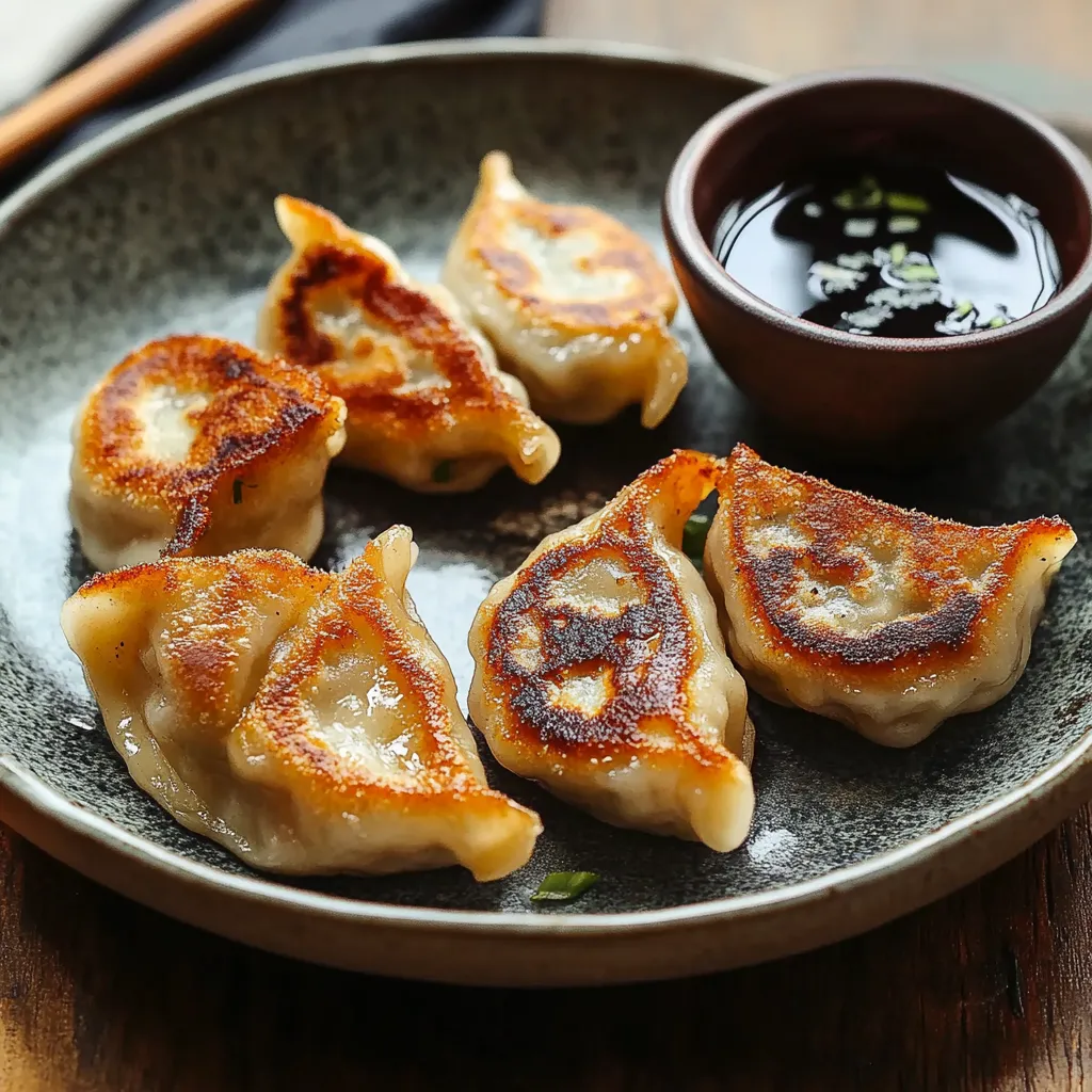 A plate of food with a bowl of sauce.