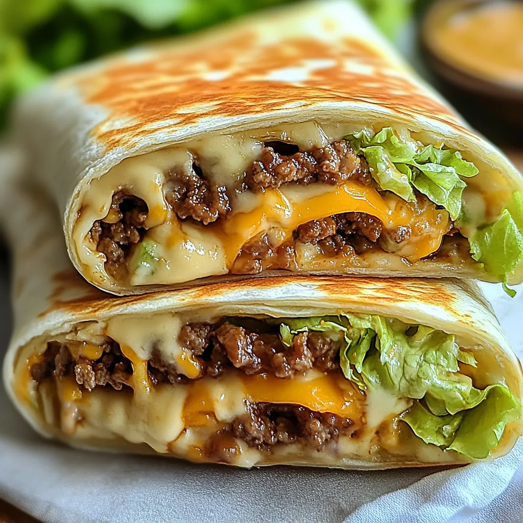 A burrito with cheese and lettuce.