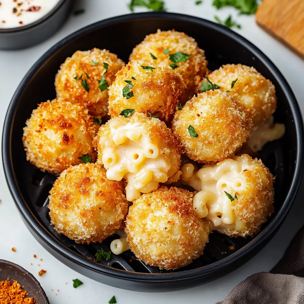 A bowl of macaroni and cheese with a side of breadsticks.