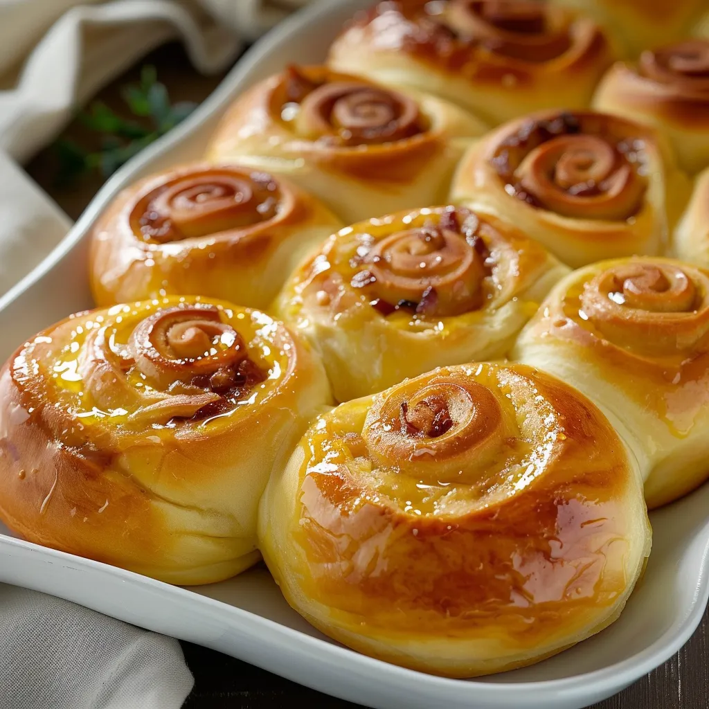 A plate of pastries with a white napkin.