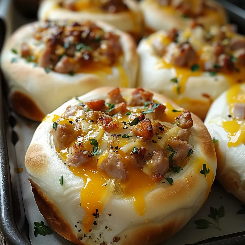 A tray of food with meat and cheese.