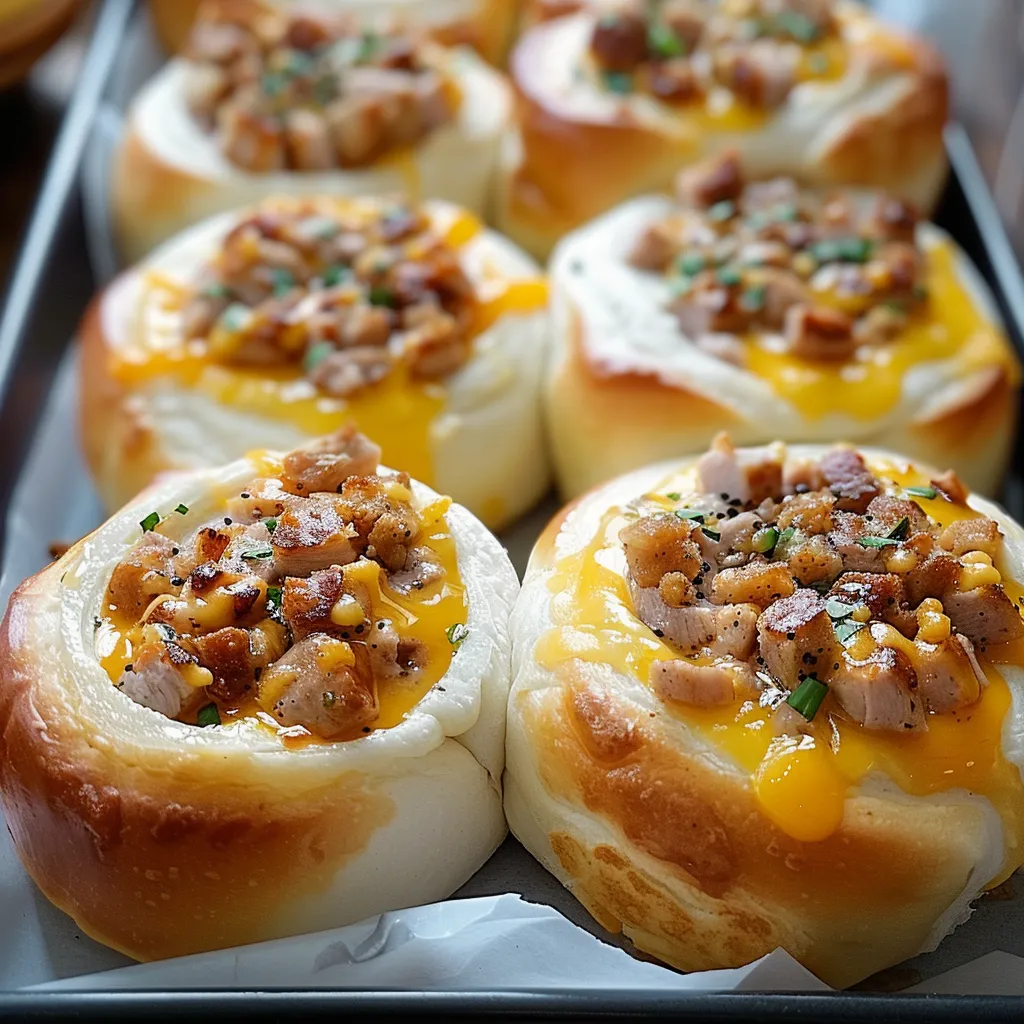A tray of food with a variety of ingredients.