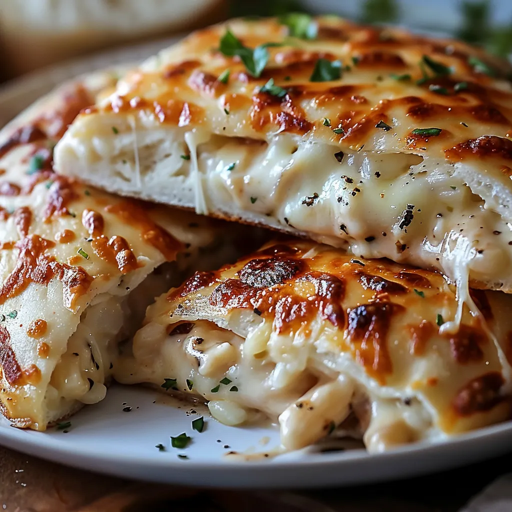 A plate of food with a slice of pizza on it.