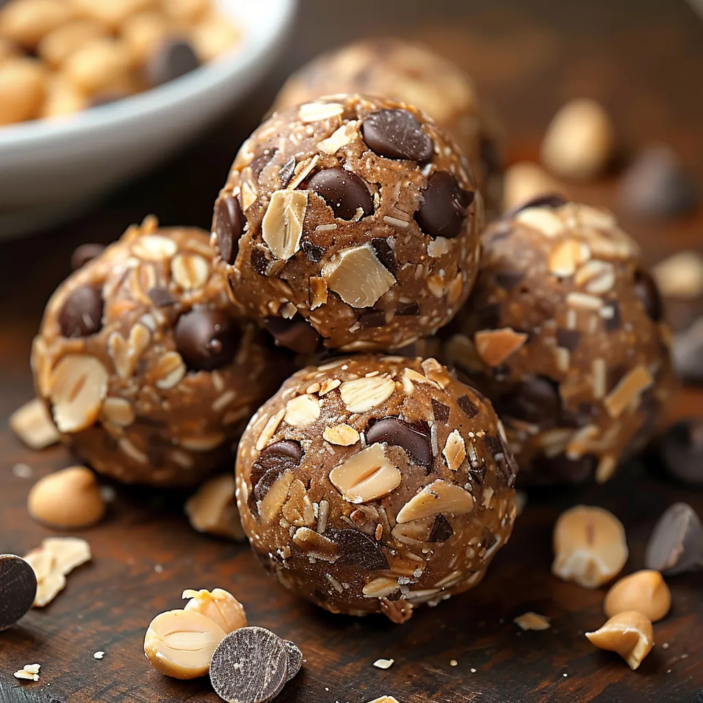 A bowl of chocolate covered peanut butter balls.