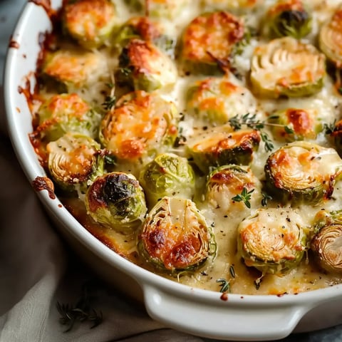 A bowl filled with a tasty baked vegetable dish.